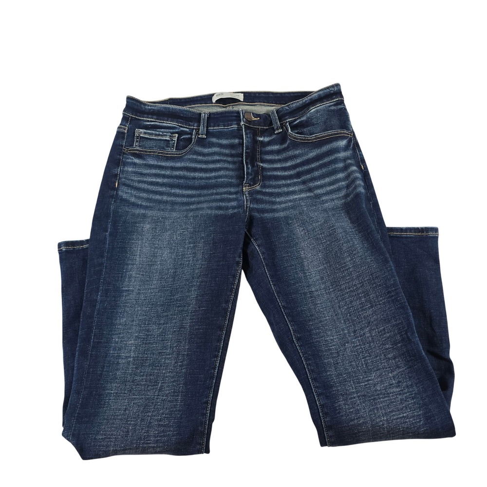 BKE Payton Mid Rise Tailored Bootcut Jeans Dark Wash ABK2169S 31x29.5